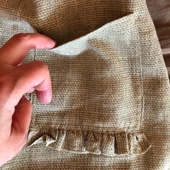 🇨🇦 Vintage Toronto-designed Passenger Pigeon ruffle hem skirt Sz M - Picture 10 of 12